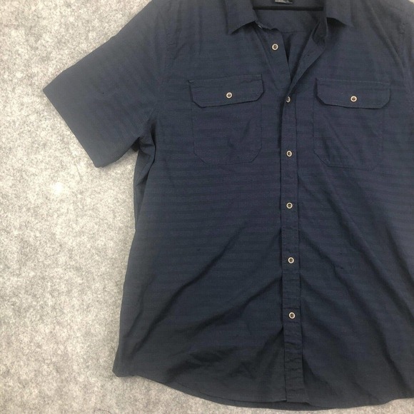 Gerry Camp Shirt Adult Extra Large Polyester Short Sleeve Button Up Outdoor Mens - Picture 2 of 12